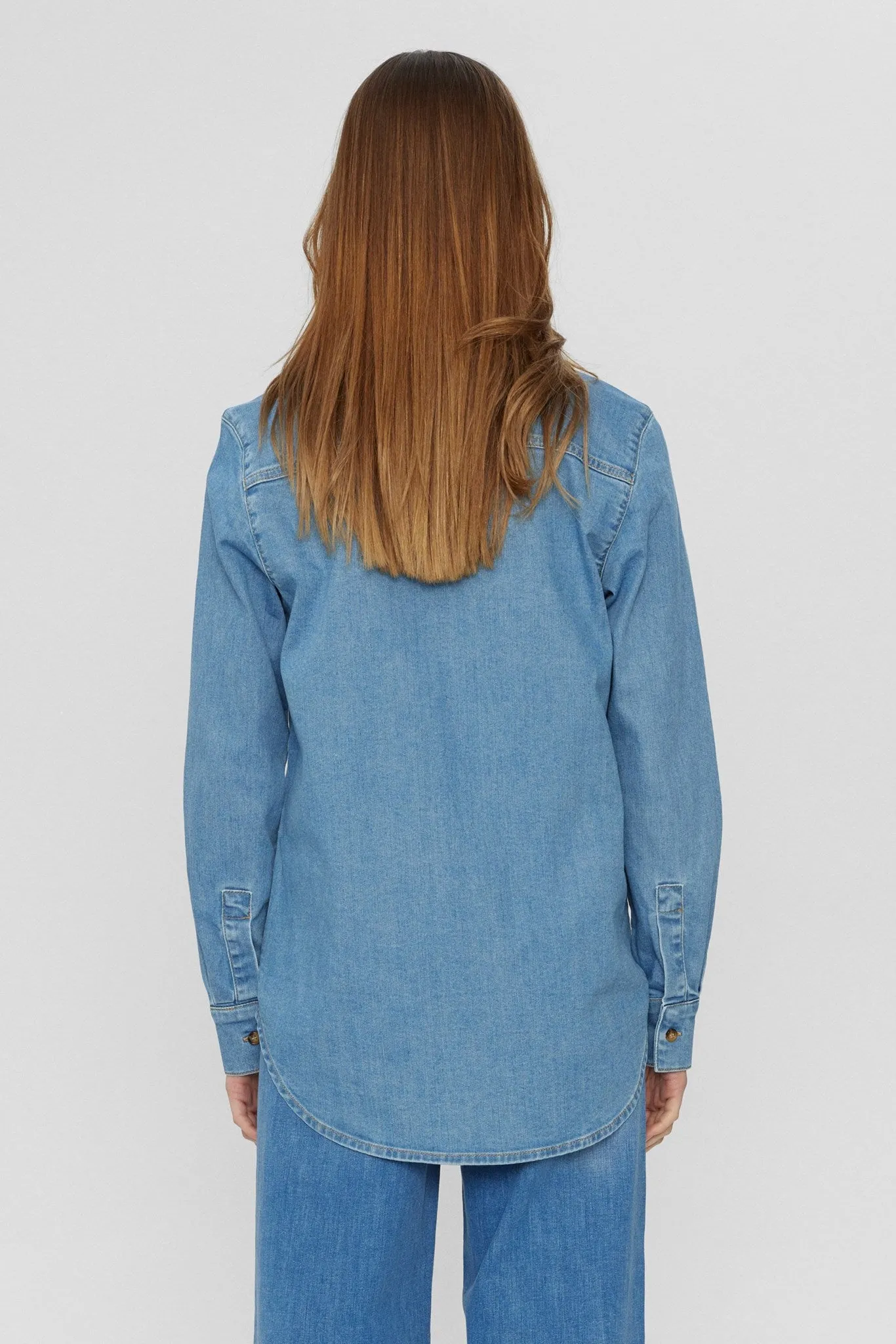 NUAMBER NEW SHIRT - Light Blue Denim
