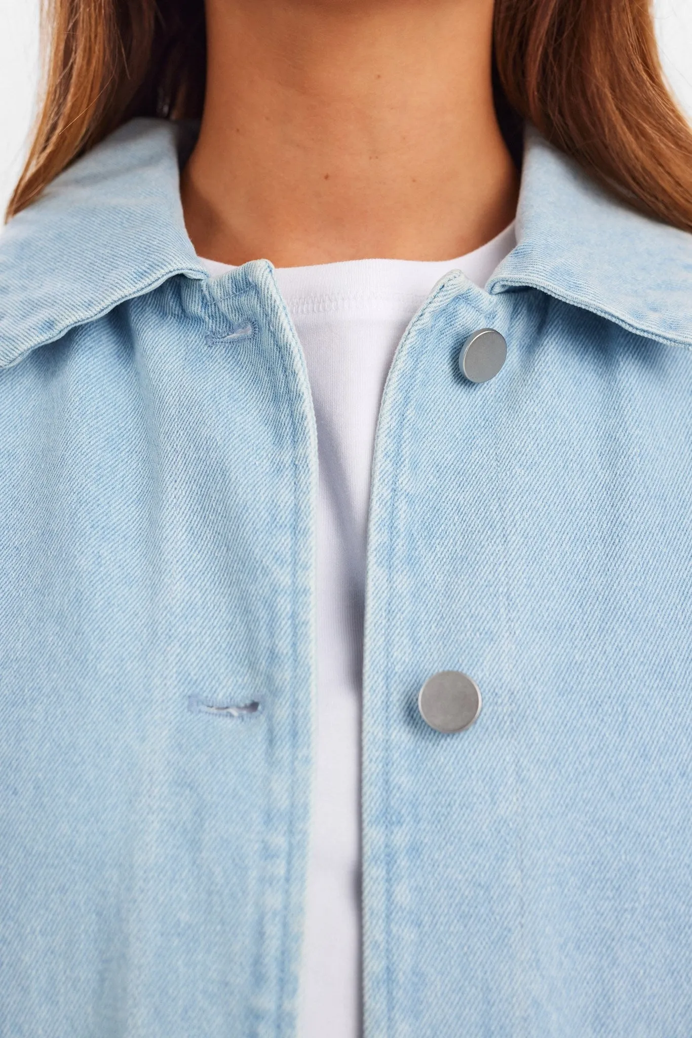 NULUNEA DENIM JACKET - Light Blue Denim