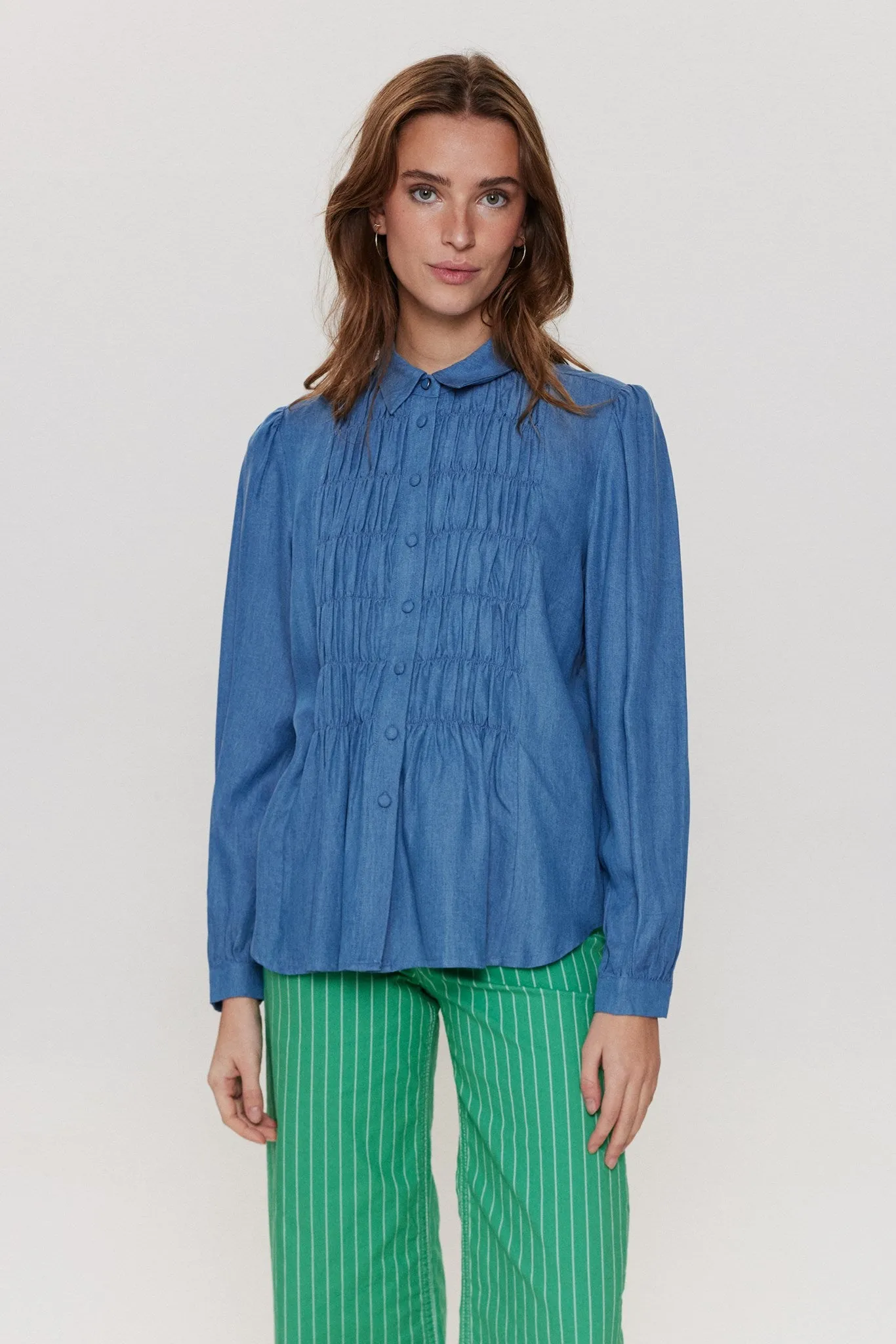 NUMIO SHIRT - Light Blue Denim