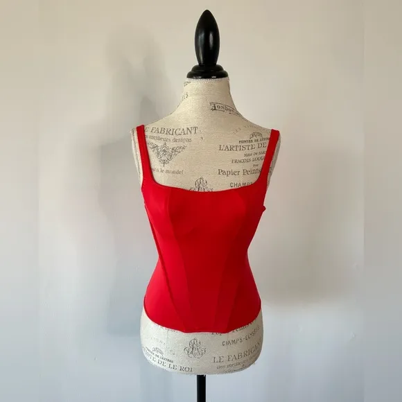 NWT Red Victoria’s Secret Corset Medium