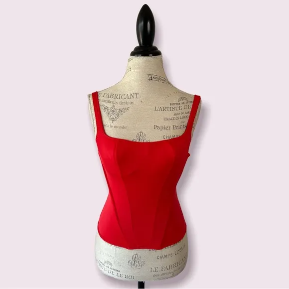 NWT Red Victoria’s Secret Corset Medium
