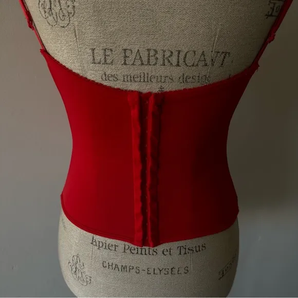 NWT Red Victoria’s Secret Corset Medium