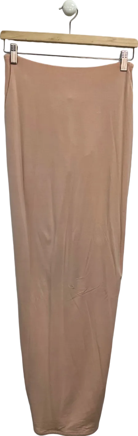 Oh Polly Nude Midi Skirt UK 10