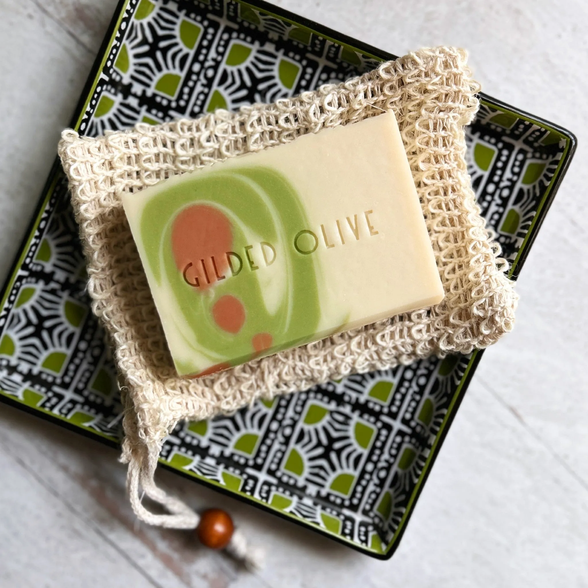 Olivia, Leafy Greens & Musk Handmade Soap