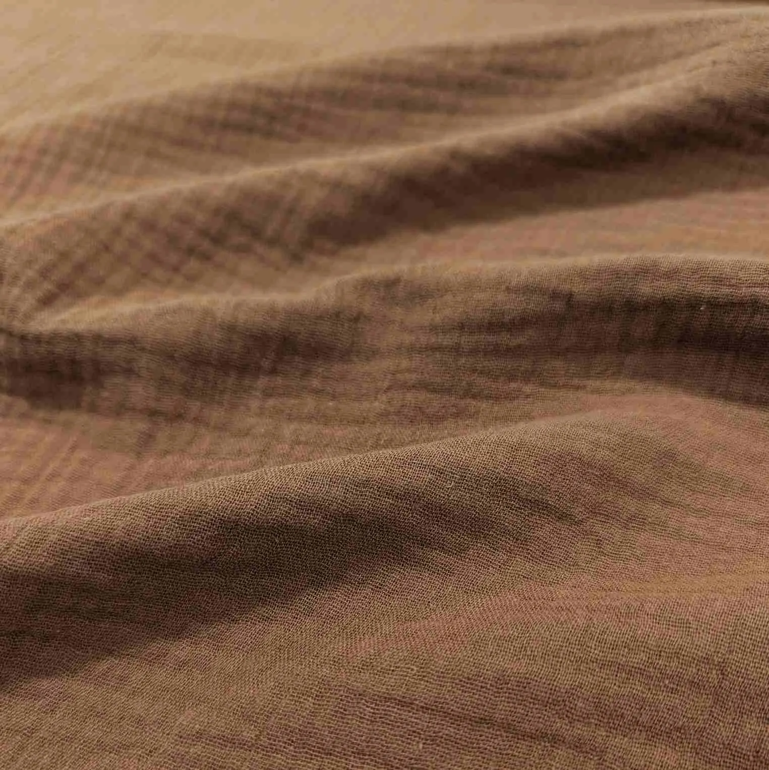 Organic Cotton Double Gauze, Cinnamon