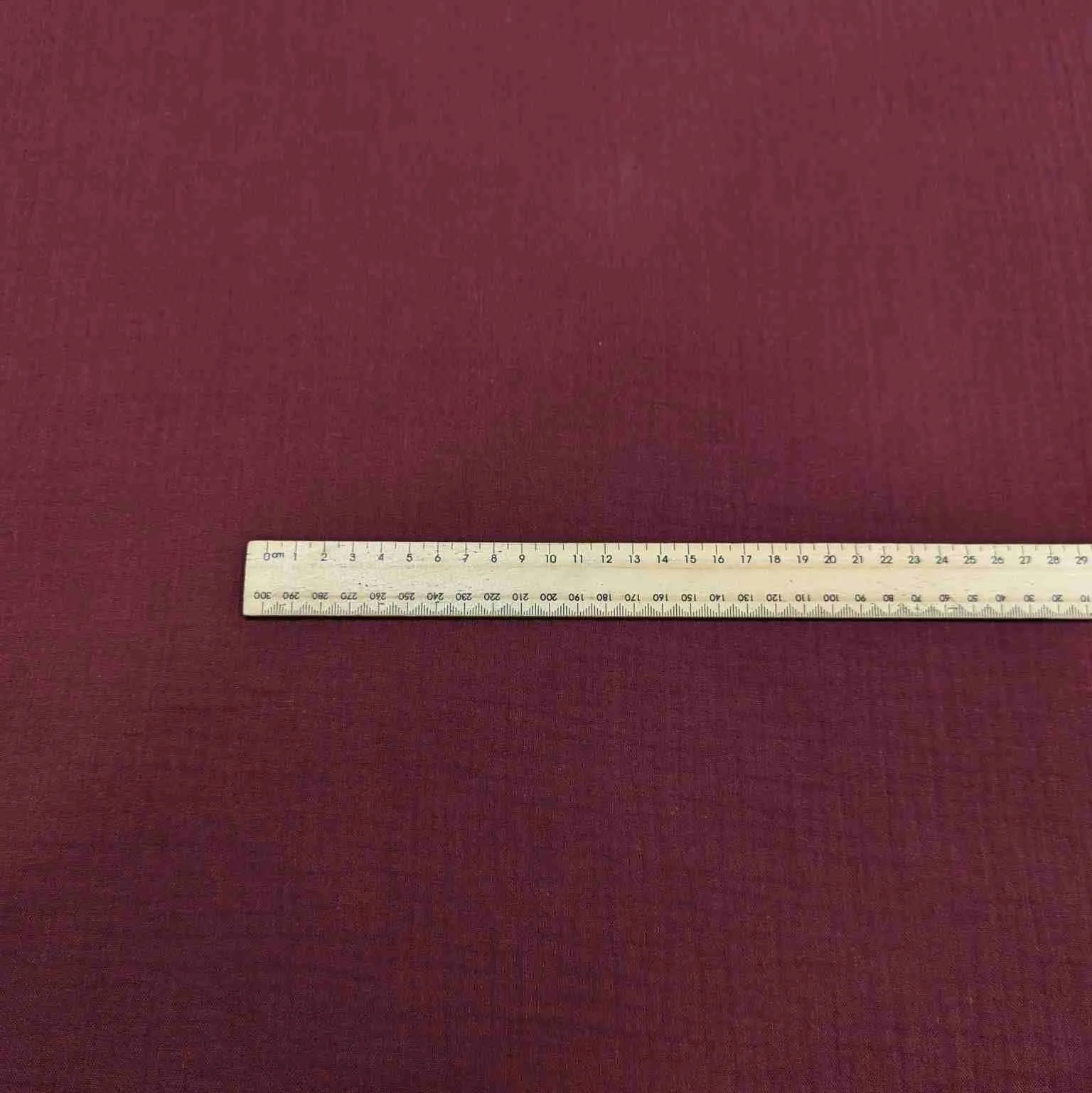Organic Cotton Double Gauze, Merlot - 195cm remnant piece