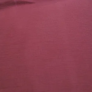 Organic Cotton Double Gauze, Merlot - 195cm remnant piece