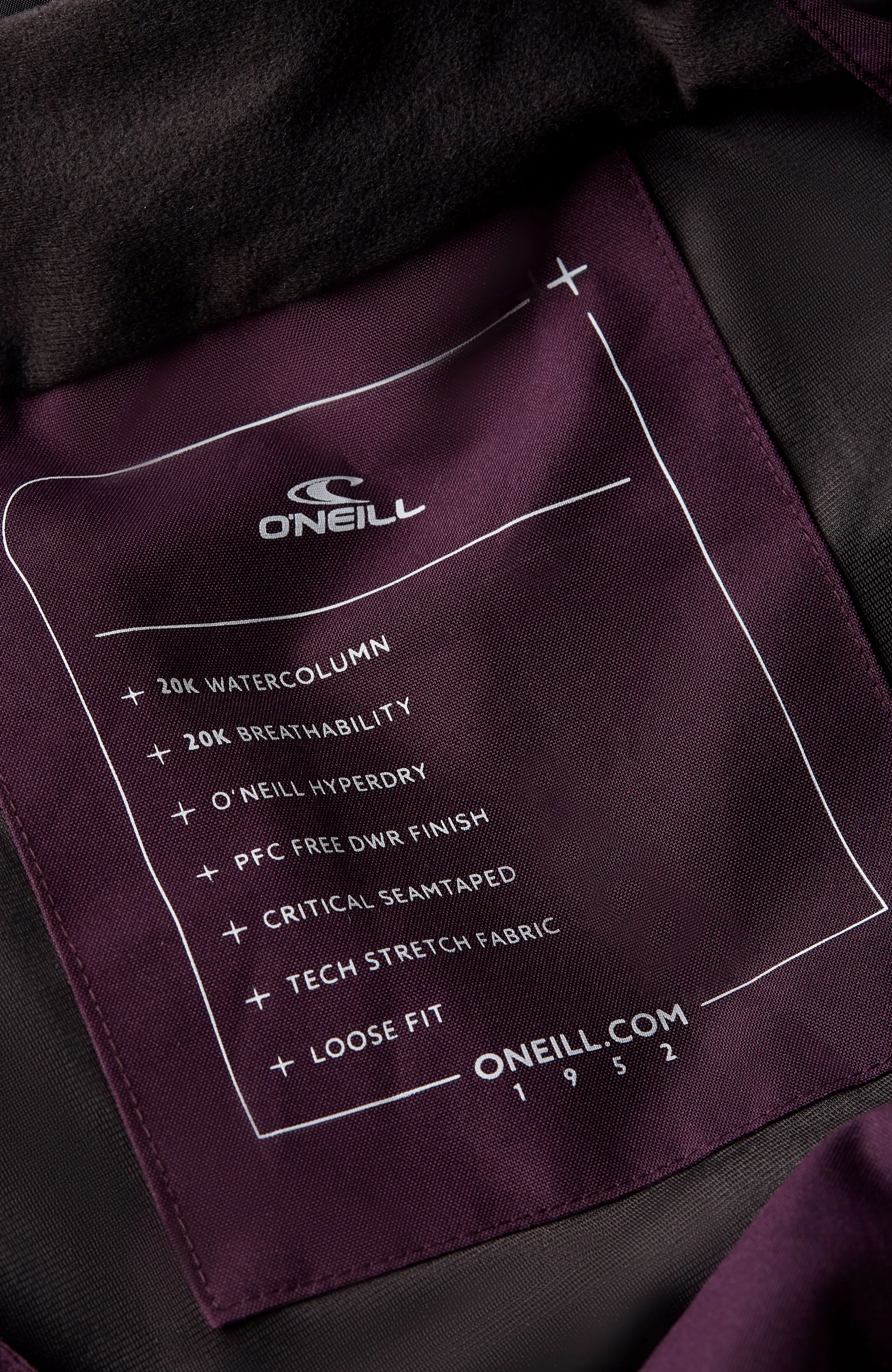 O'Riginals Bib Loose Skihose | Aubergine