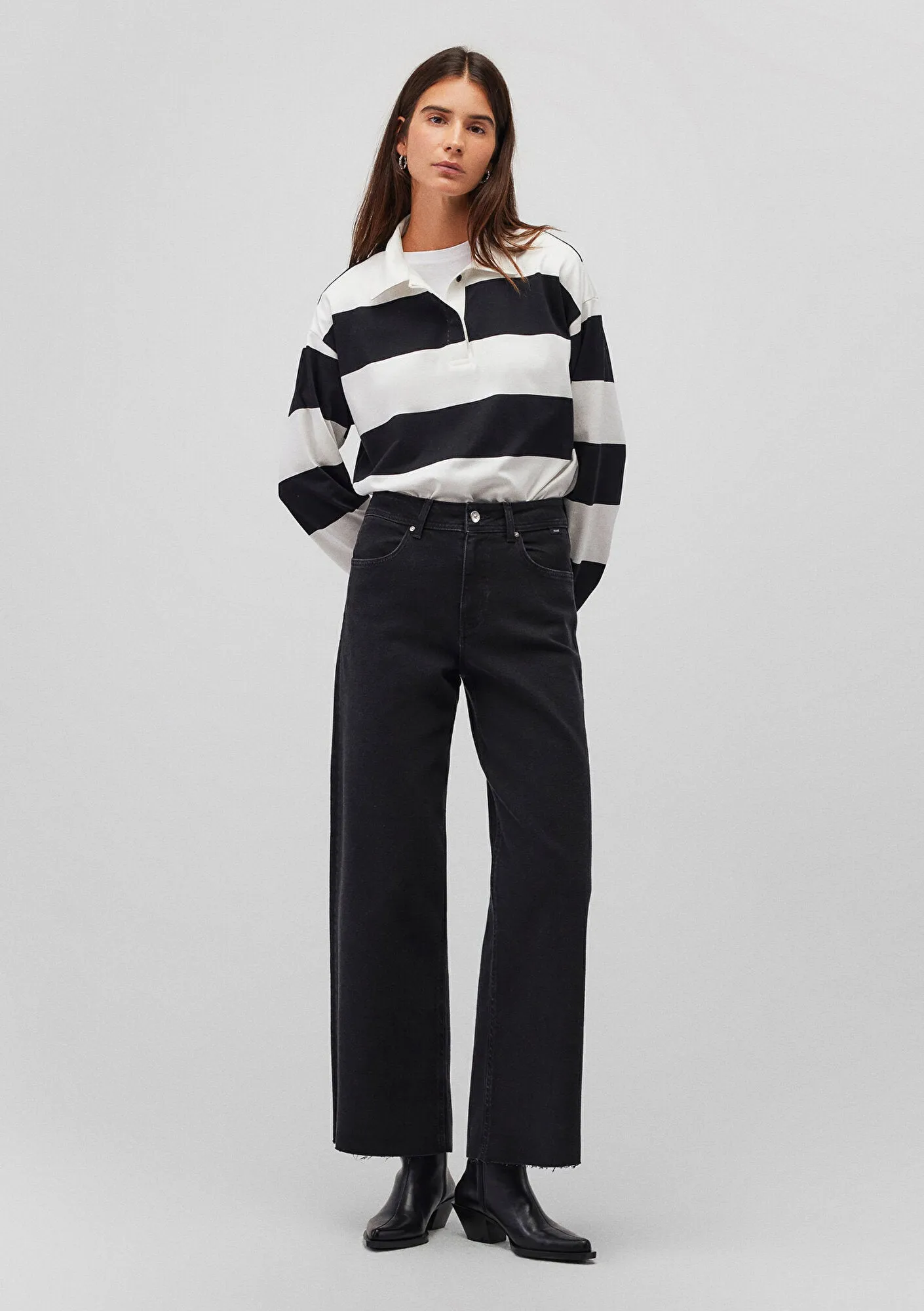 Paloma Dark Smoke Denım Jean Pants