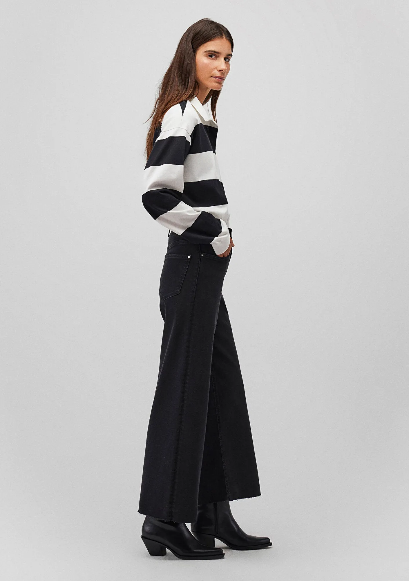 Paloma Dark Smoke Denım Jean Pants