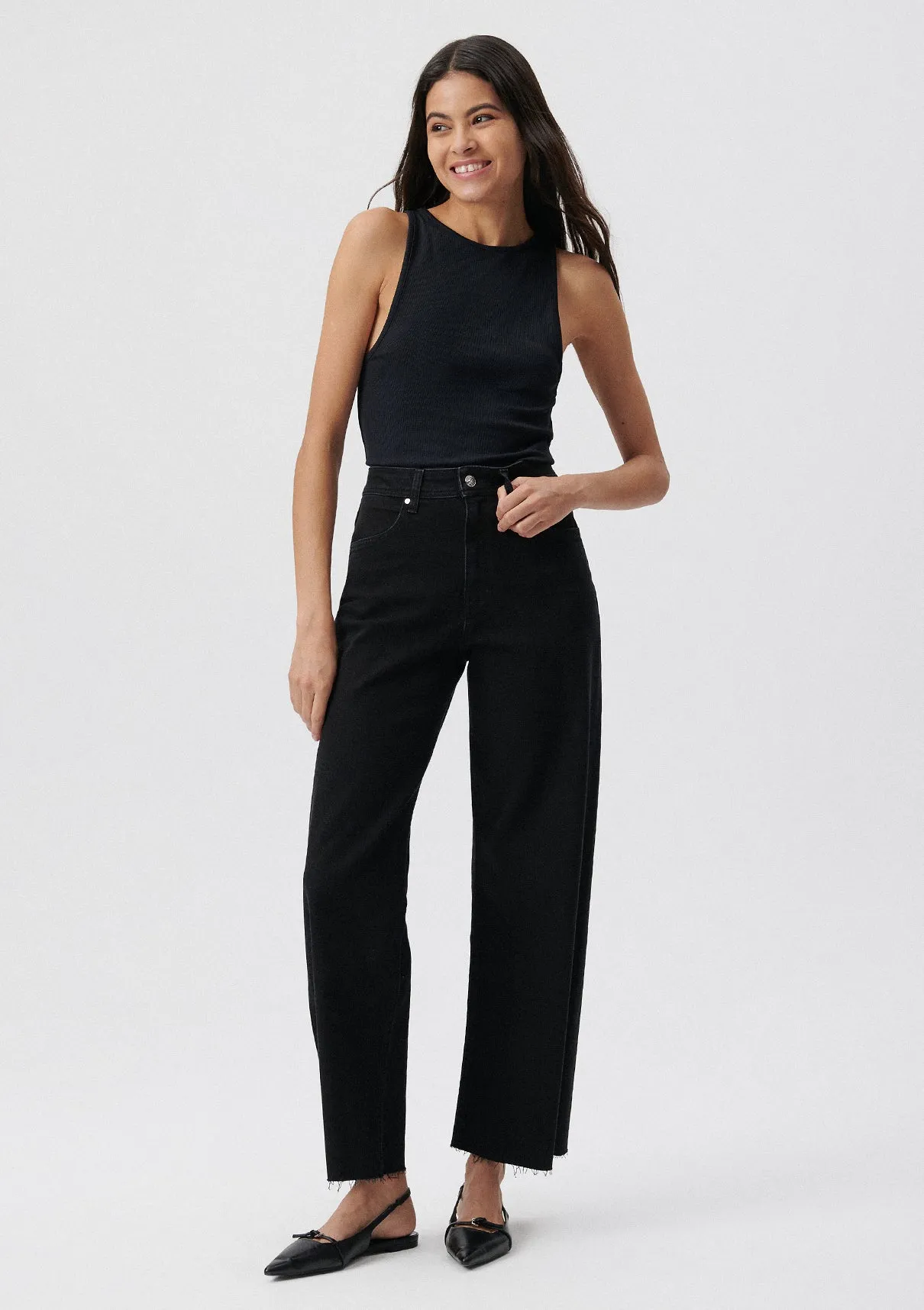 Paloma Dark Smoke Denım Jean Pants