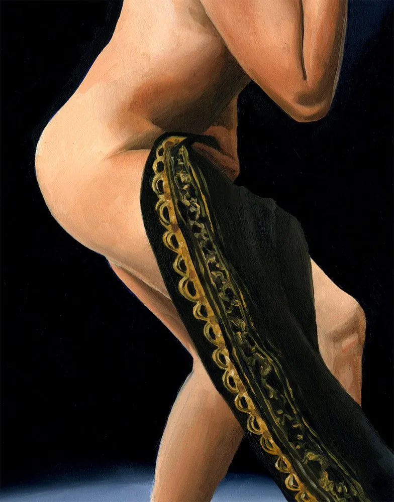 Pants on the Ground, Starring Bobbie Burlesque print