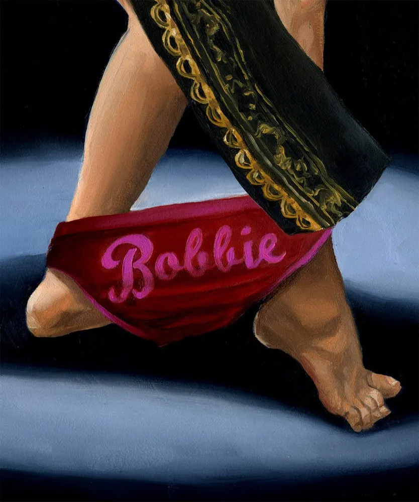 Pants on the Ground, Starring Bobbie Burlesque print