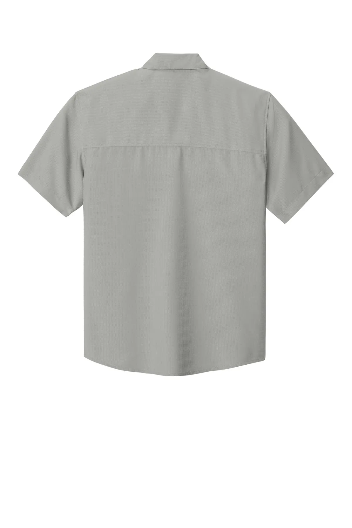 Port Authority Short Sleeve UV Dockside Shirt W963 Gusty Grey