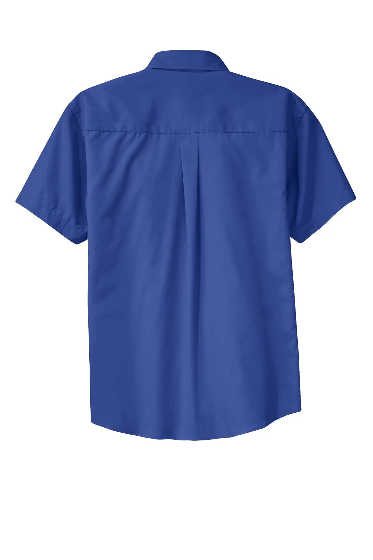 Port Authority Tall Short Sleeve Easy Care Shirt. TLS508 Royal/ Classic Navy Tall