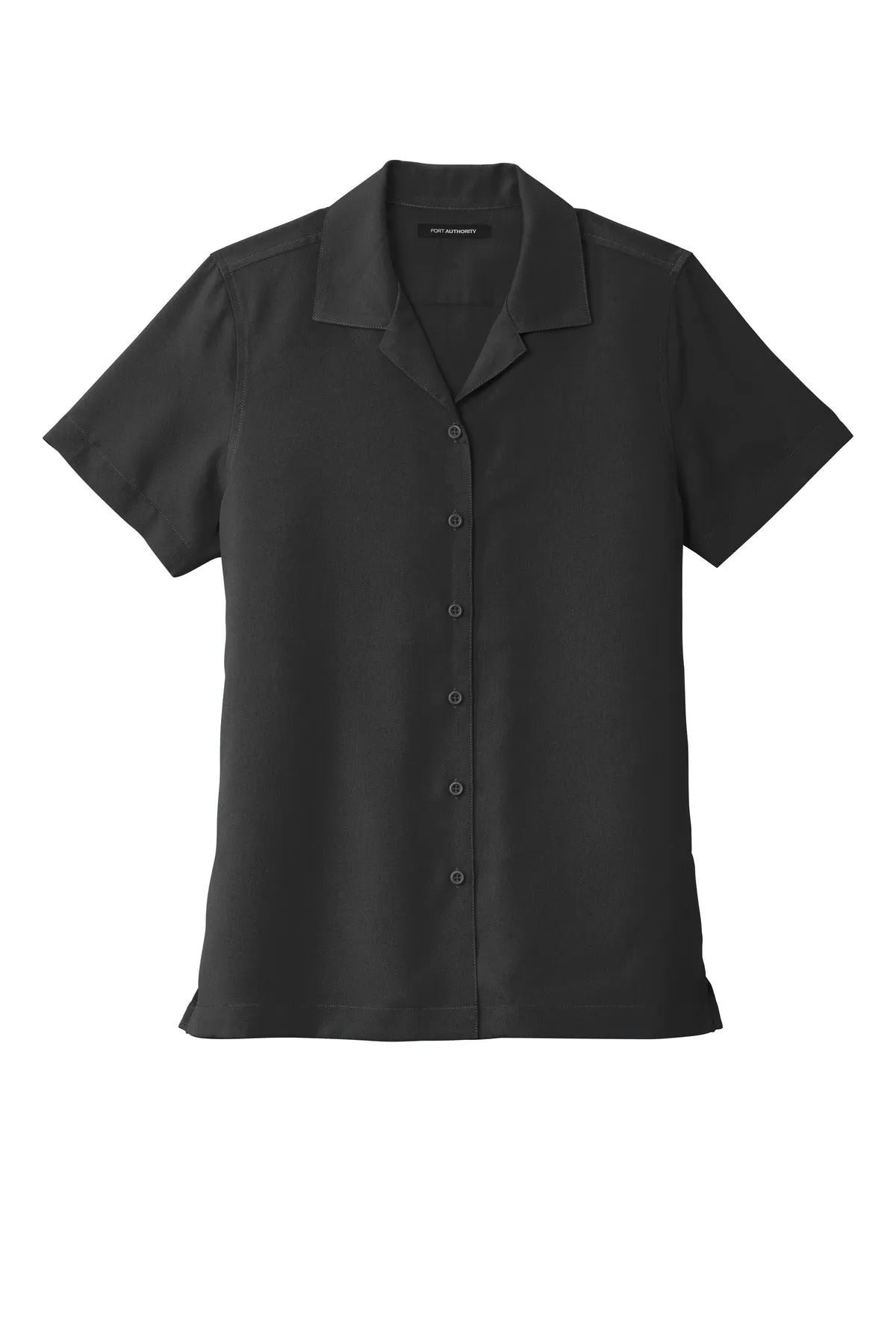 Port Authority Women's Short Sleeve Performance Staff Shirt LW400 Black