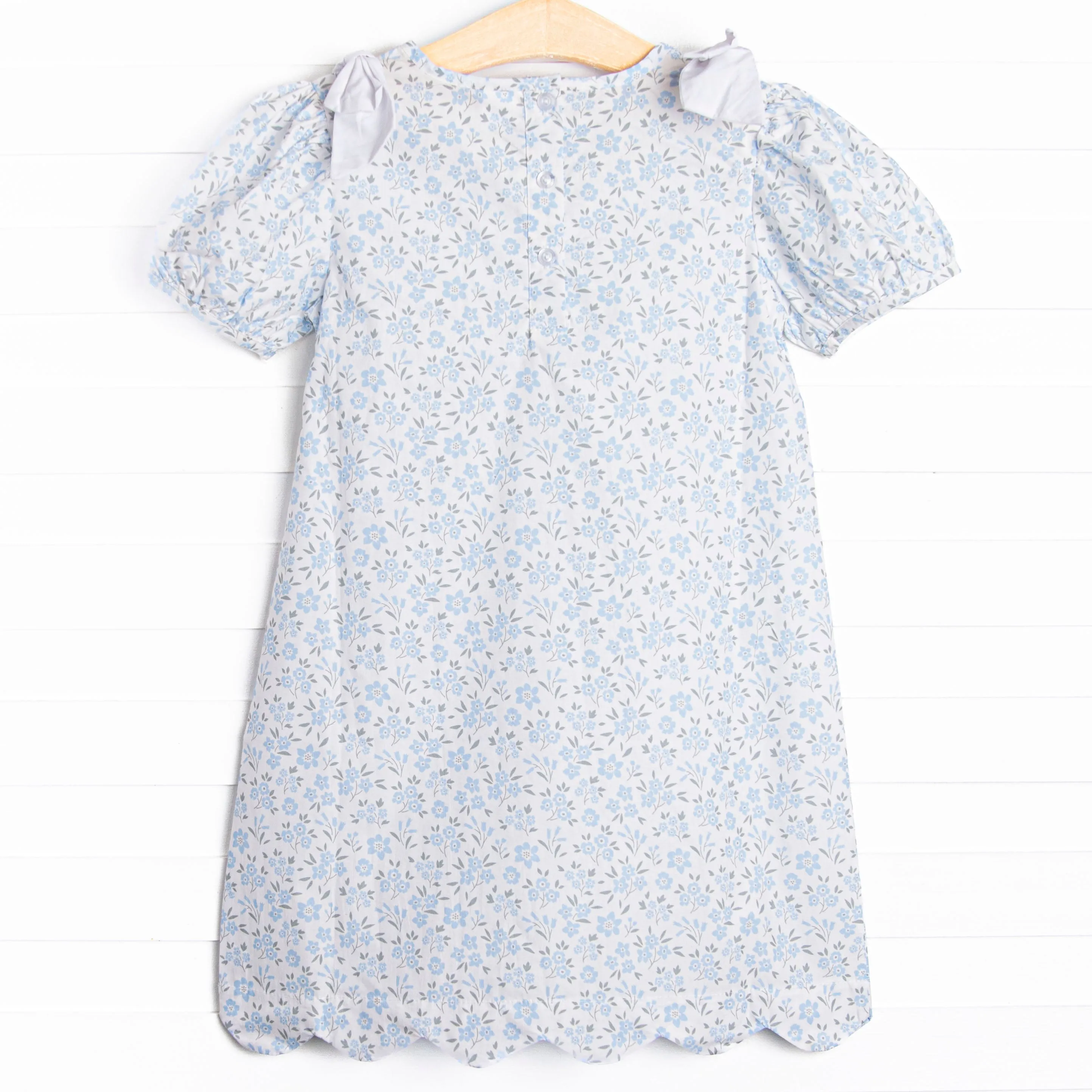 Portofino Petals Dress, Blue