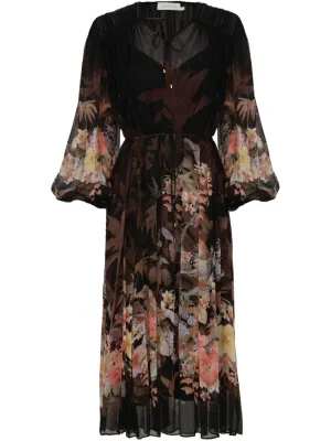 Printed long dress