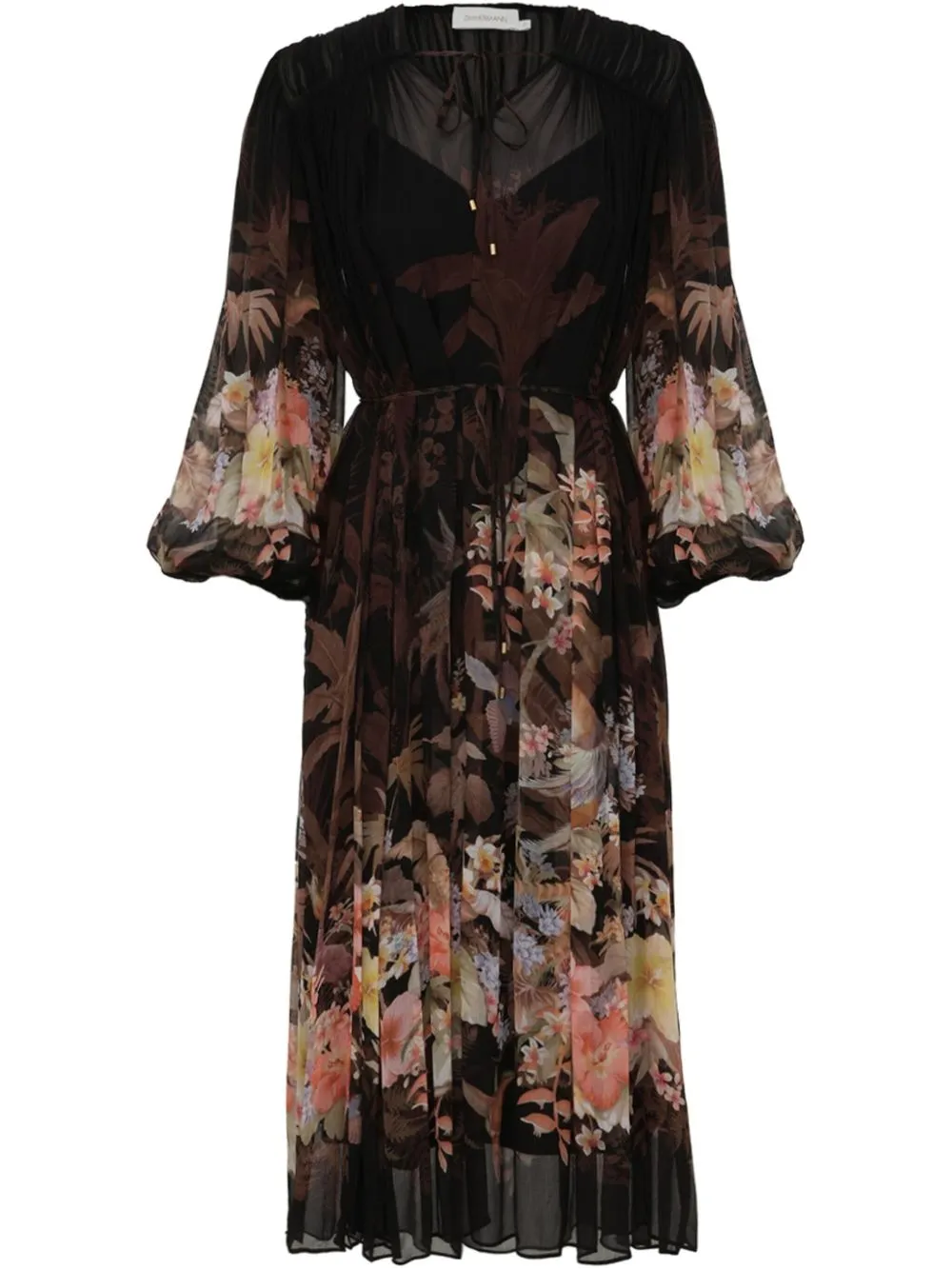 Printed long dress
