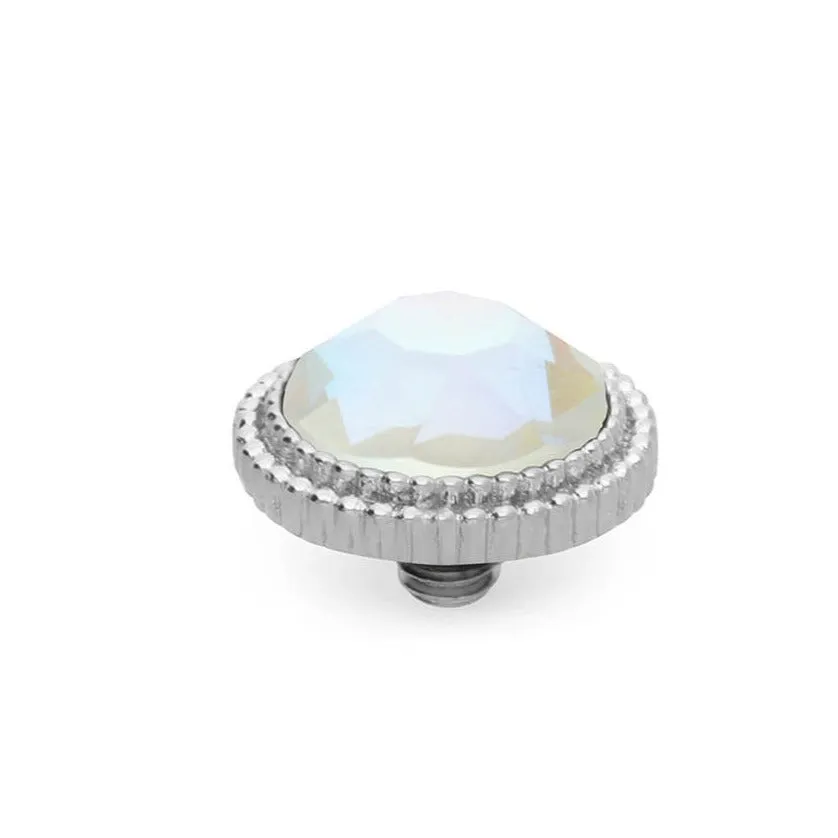 Qudo Fabero 10mm Silver Topper - Light Grey Delite