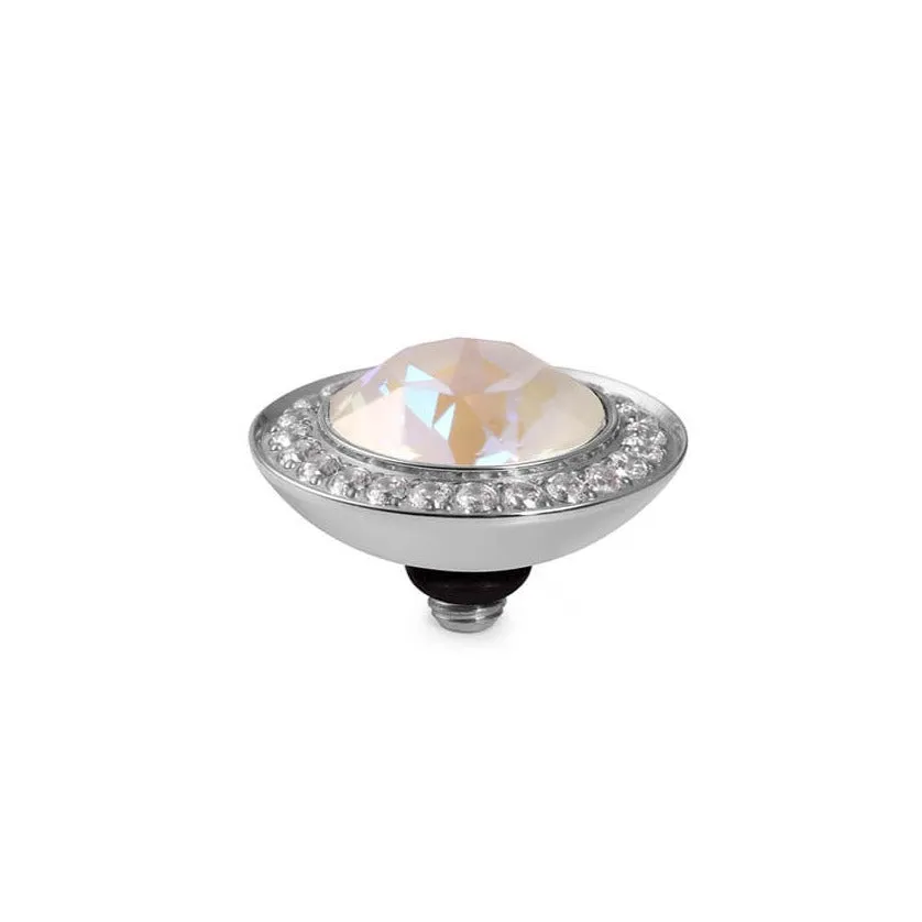 Qudo Tondo Deluxe 13mm Silver Topper - Light Grey Delite