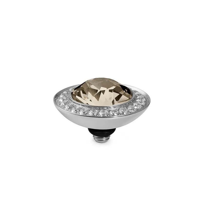 Qudo Tondo Deluxe 13mm Silver Topper - Light Silk
