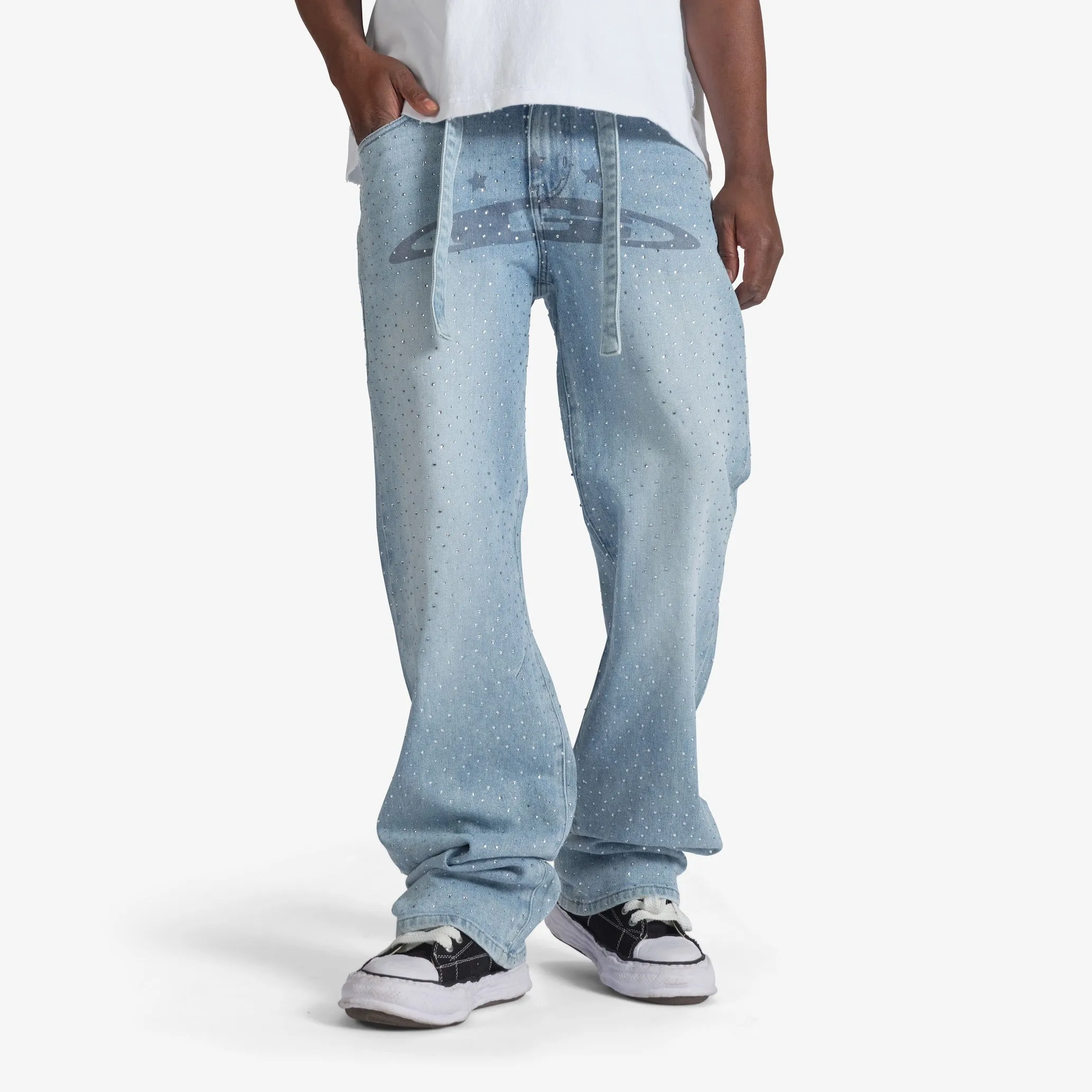 "Crystal" Denim "blue stone wash"