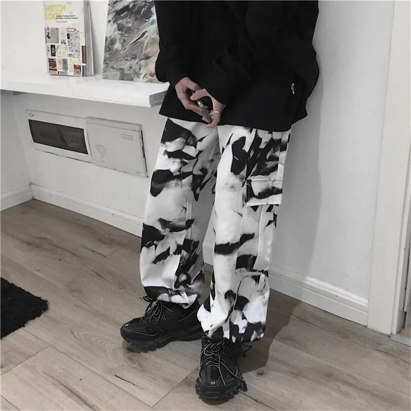 "TRADITIONAL TIE-DYEING ART" LOOSE PANTS S031203