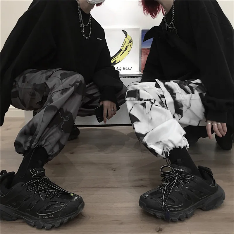 "TRADITIONAL TIE-DYEING ART" LOOSE PANTS S031203