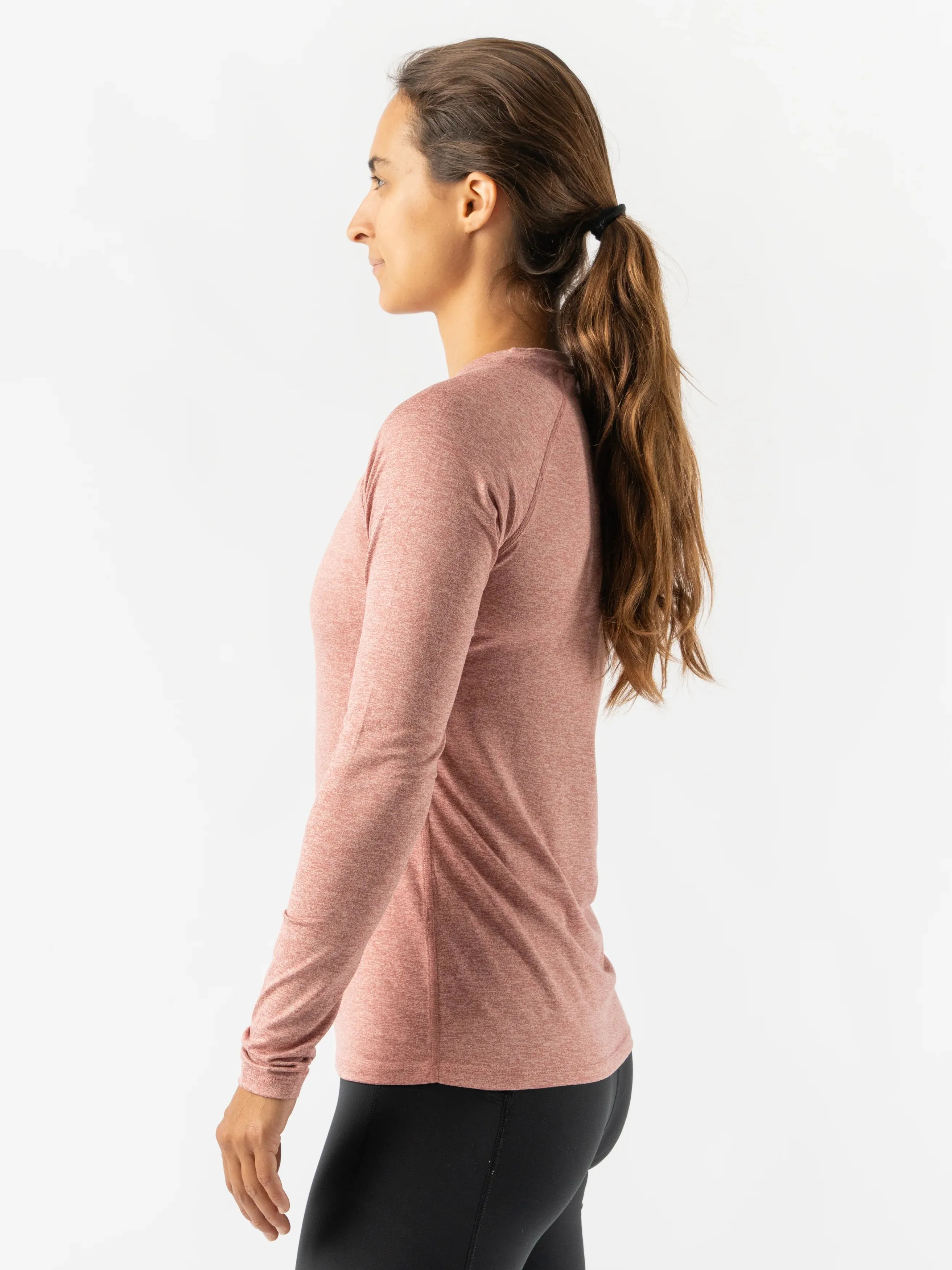rabbit | EZ Tee LS | Women's | Withered Rose