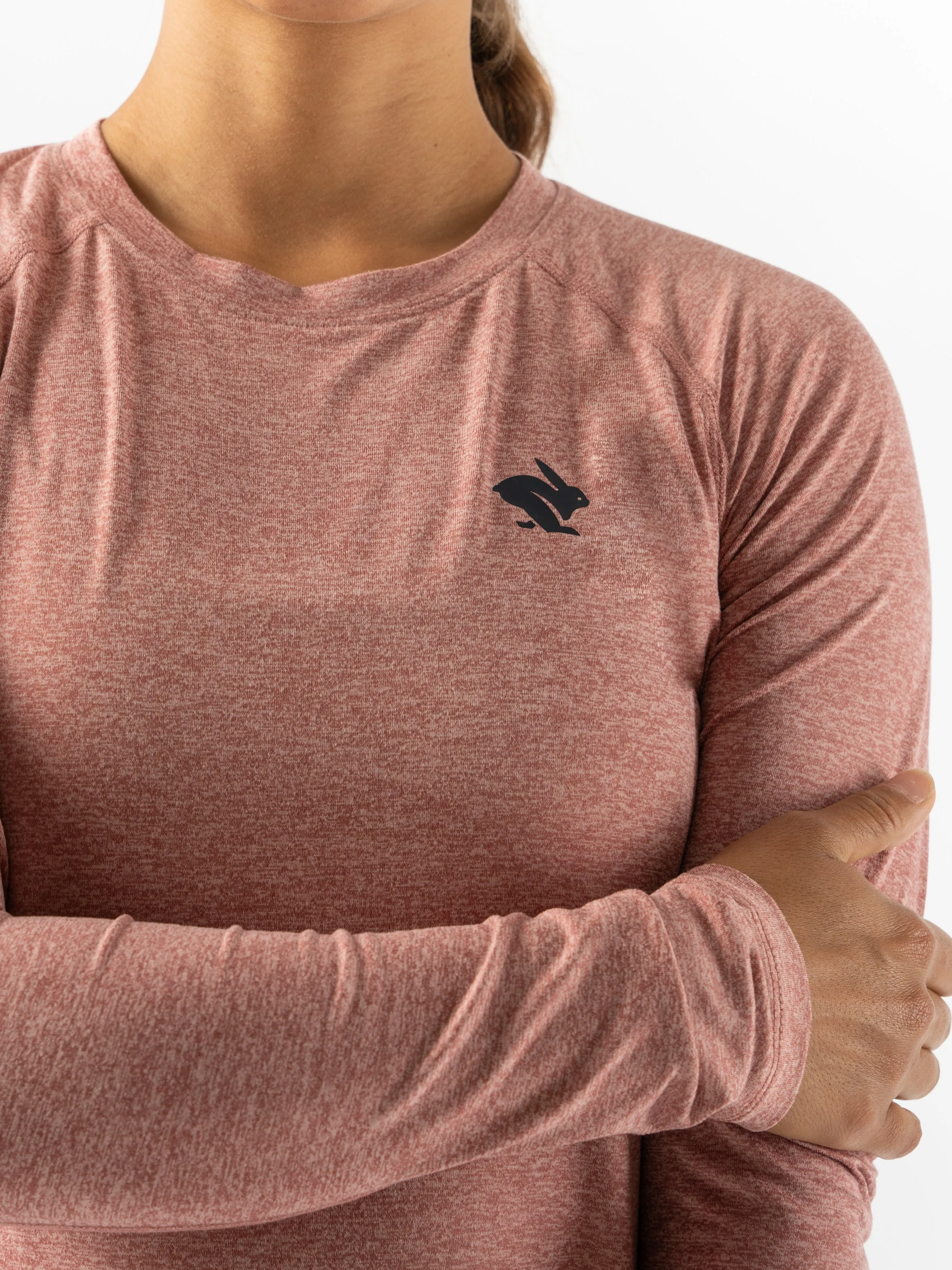 rabbit | EZ Tee LS | Women's | Withered Rose
