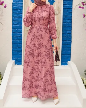 Rabeena Floral Chiffon Maxi