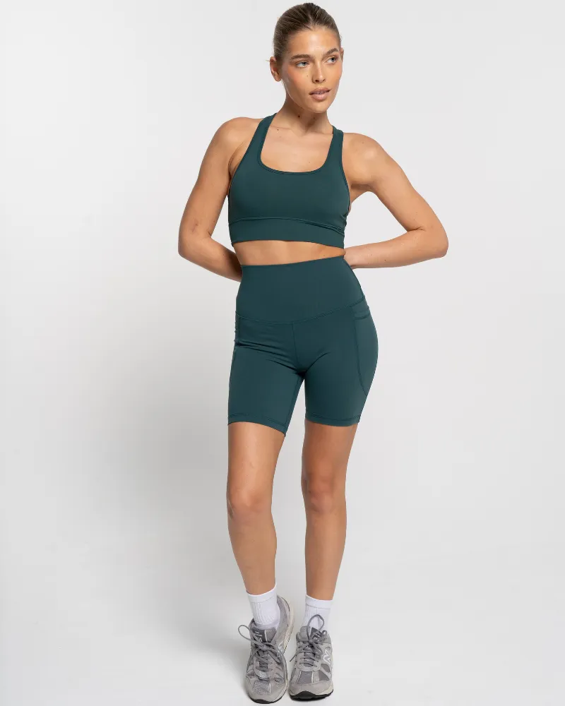Racer Crop - Sea Green