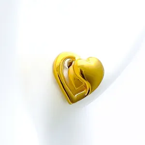 Refined Posh 22k Gold Top Earrings