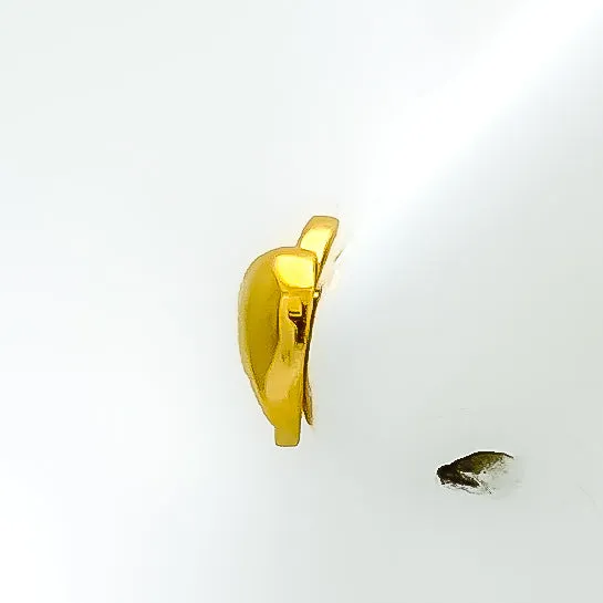 Refined Posh 22k Gold Top Earrings