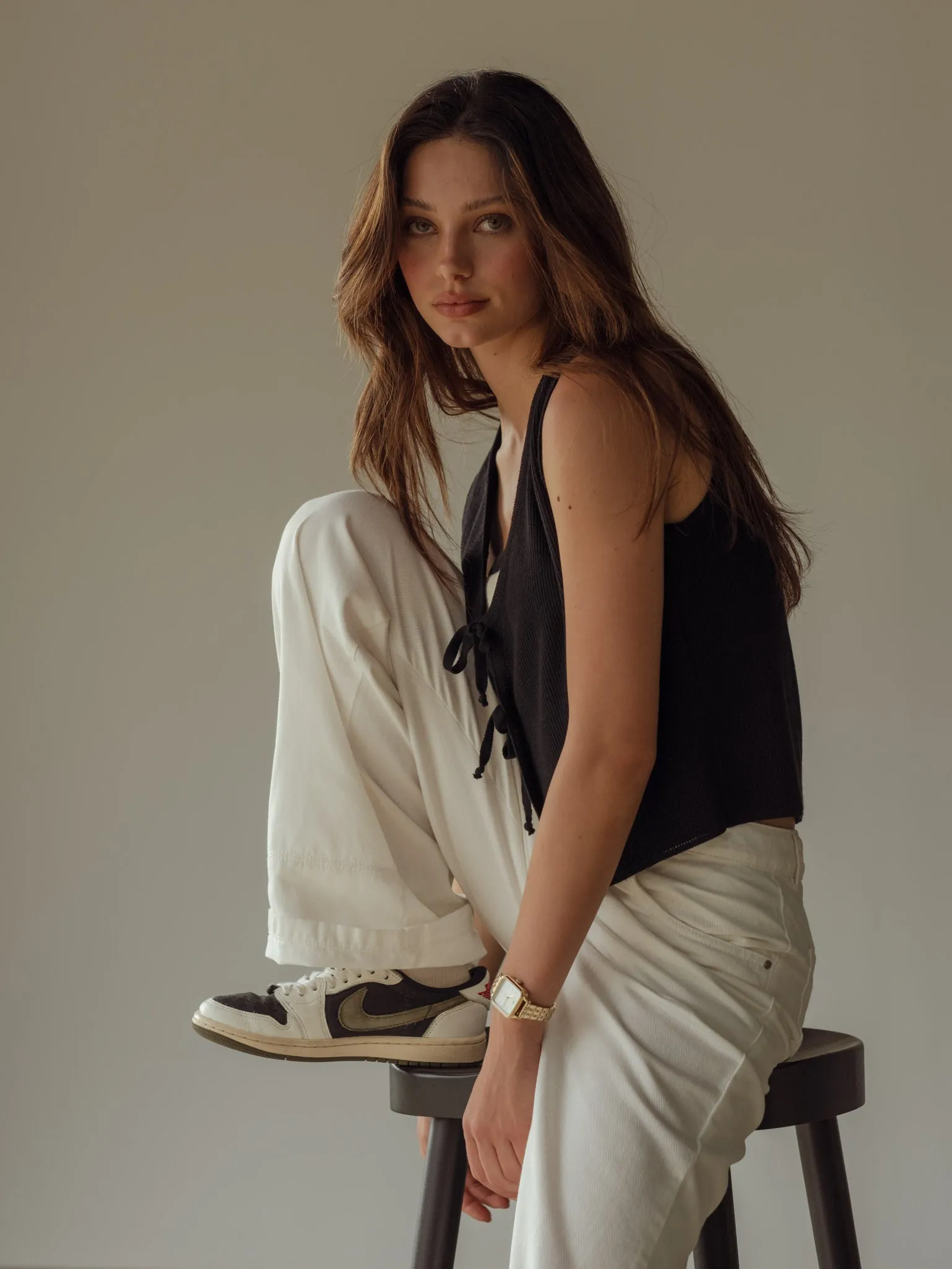 RENEW WIDE LEG JEAN - SOFT WHITE