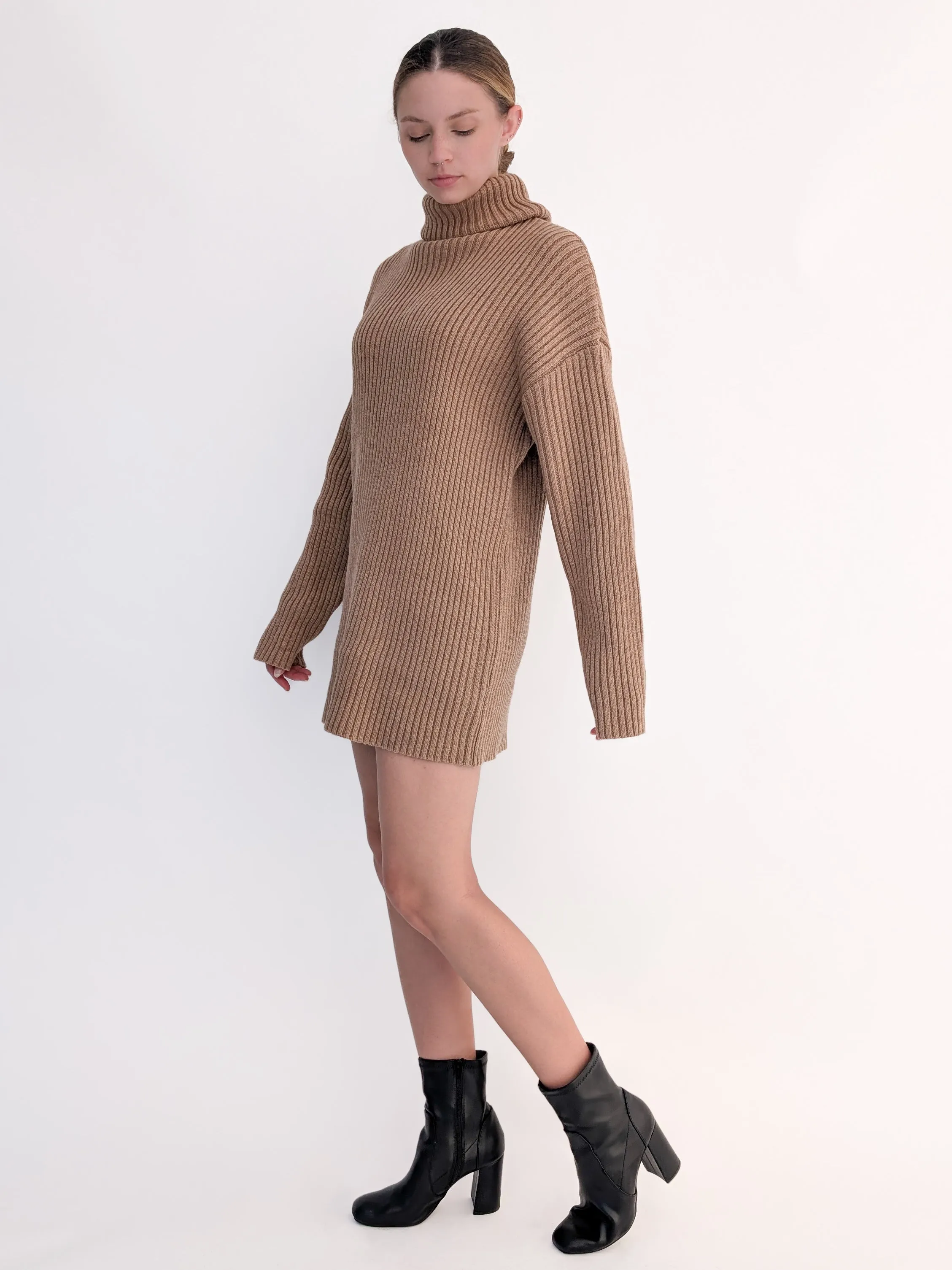 Ribbed Sweater Dress