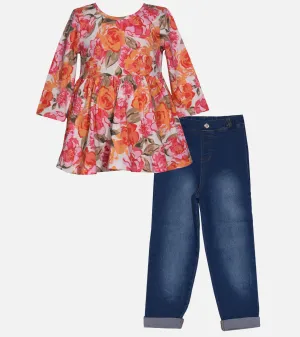 Rosa Denim Outfit Set
