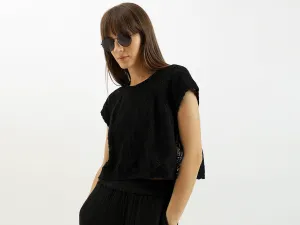 Round Neck Knitted Tops