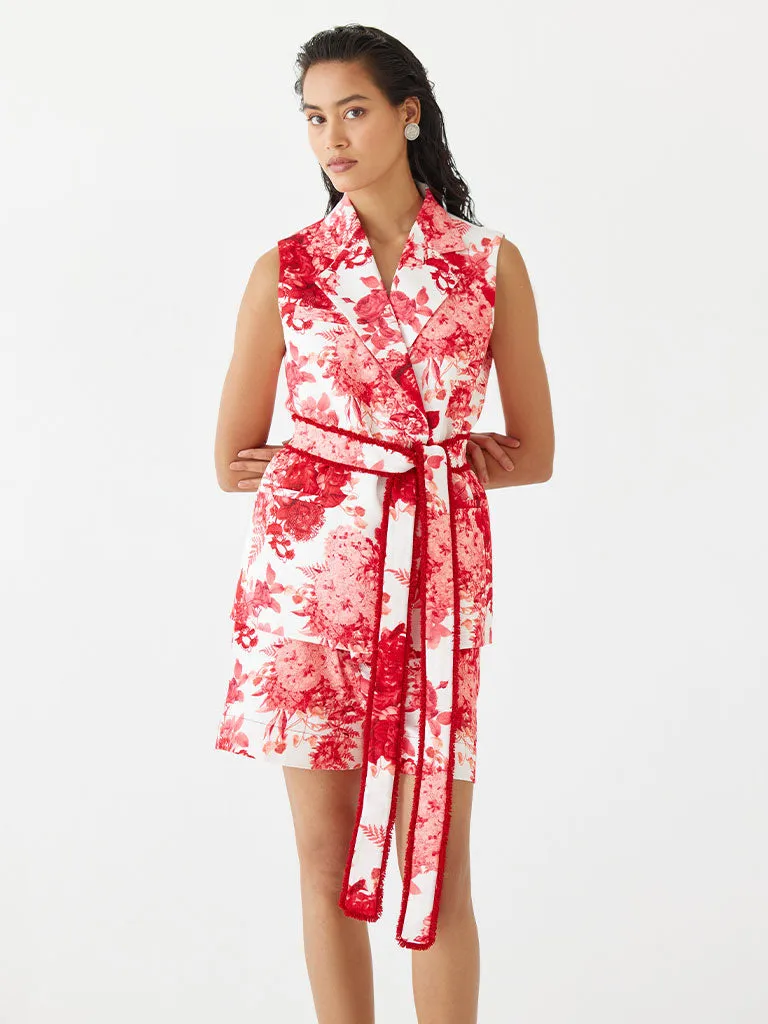 Ruby Chintz Blazer & Shorts Set