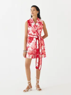 Ruby Chintz Blazer & Shorts Set