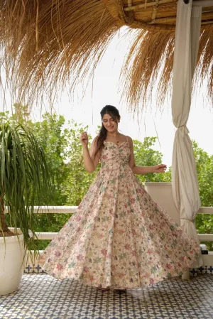 Saira floral dress