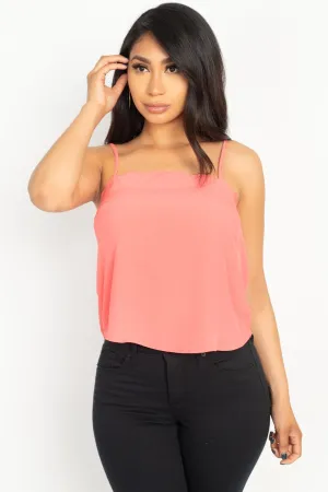 Scallop Cami Top