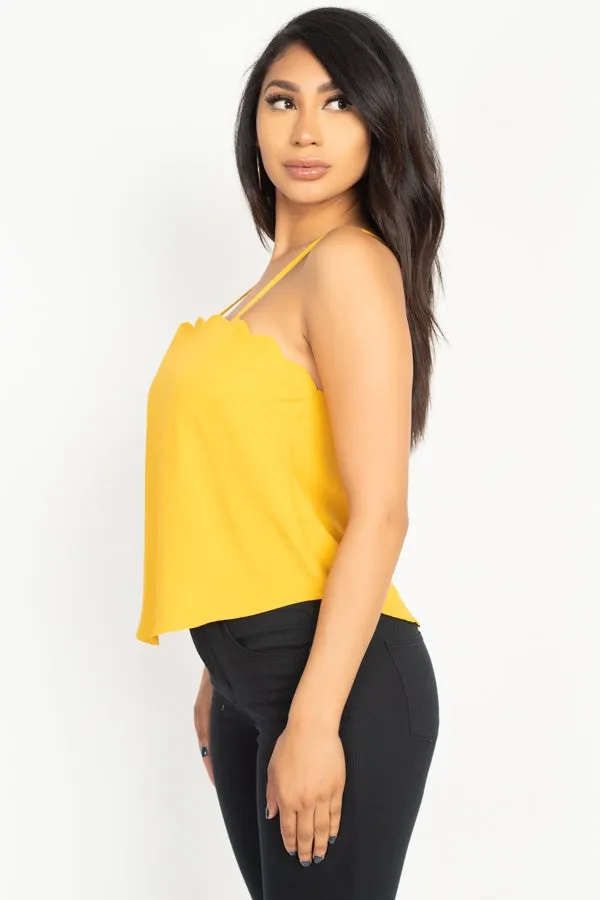 Scallop Cami Top