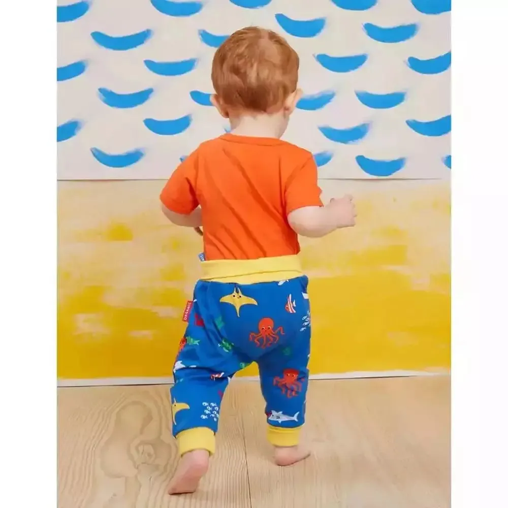 Sealife Print Yoga Pants