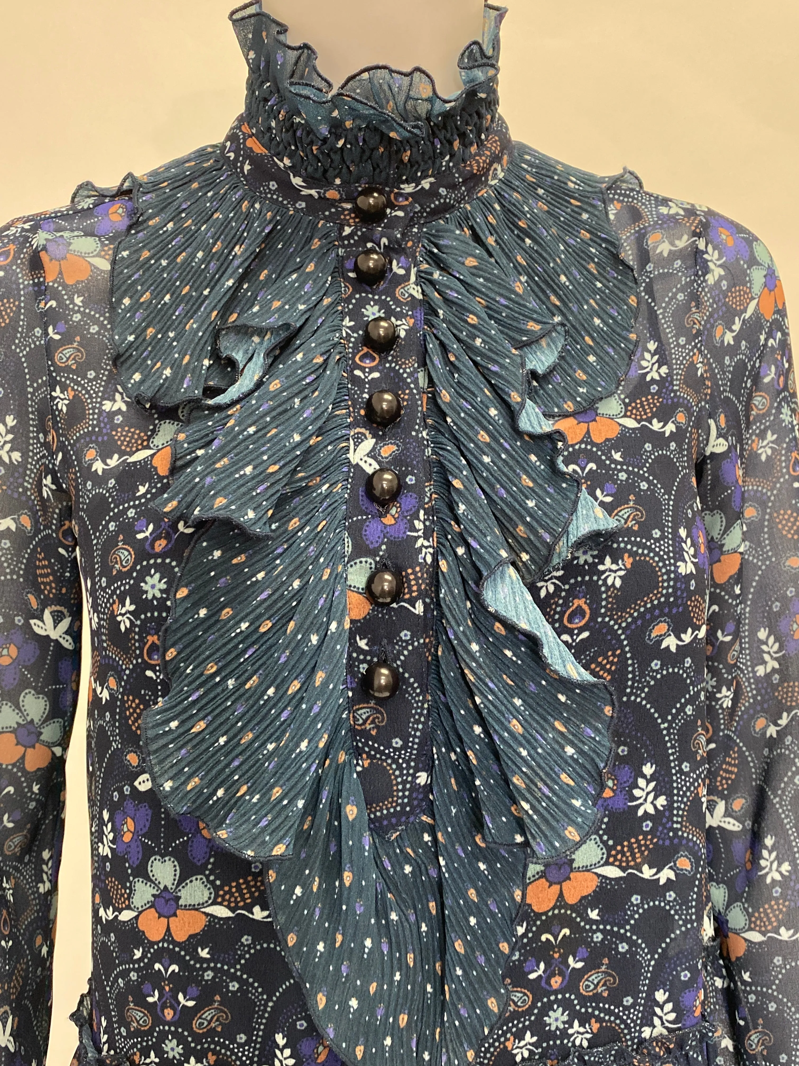 See by Chloe Blue Floral Dress