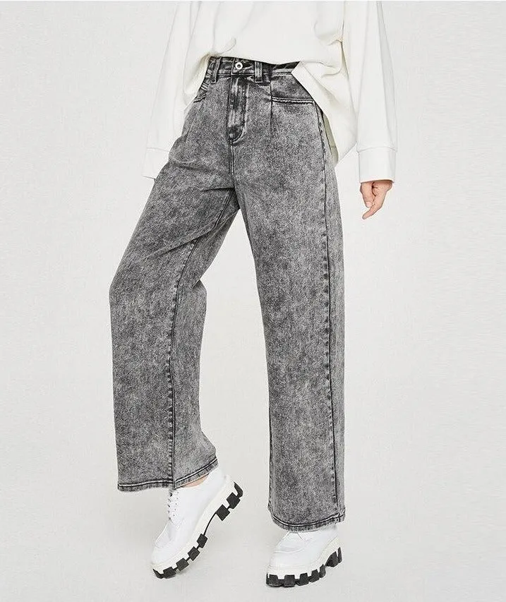 SELECTED New Women's Retro Style Loose Straight Casual Jeans S|420432001