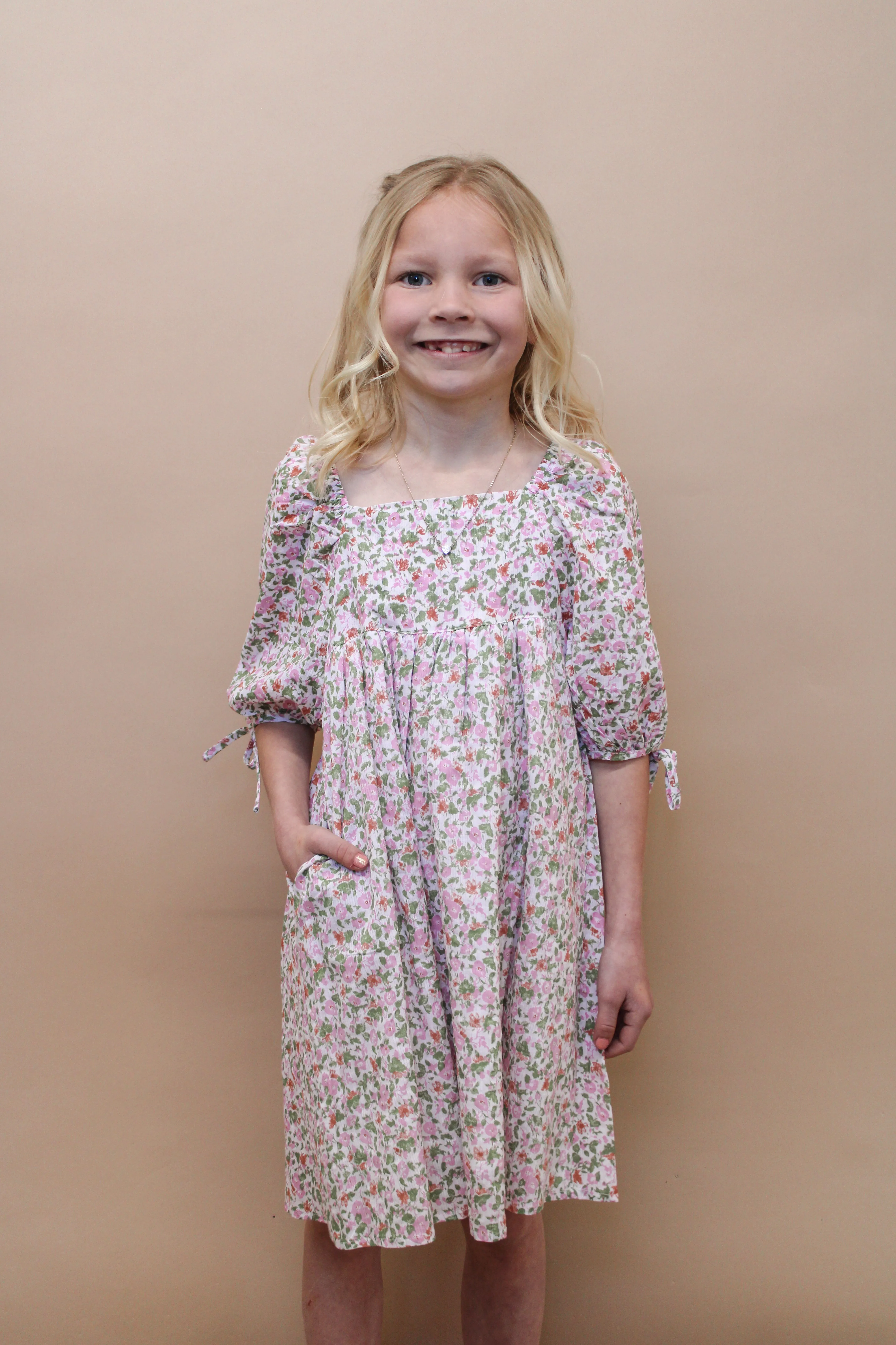 SERENA GIRLS FLORAL DRESS