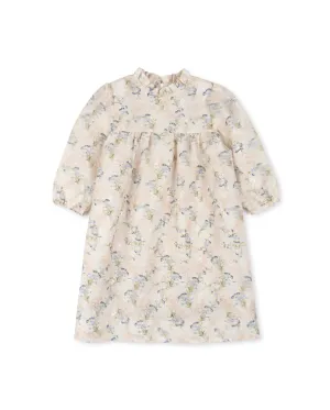 Shear Floral Baby Doll Dress