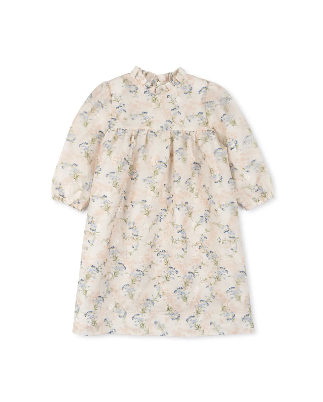 Shear Floral Baby Doll Dress